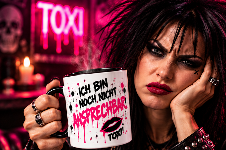 ICH BIN NOCH NICHT ANSPRECHBAR. – TOXI Tasse