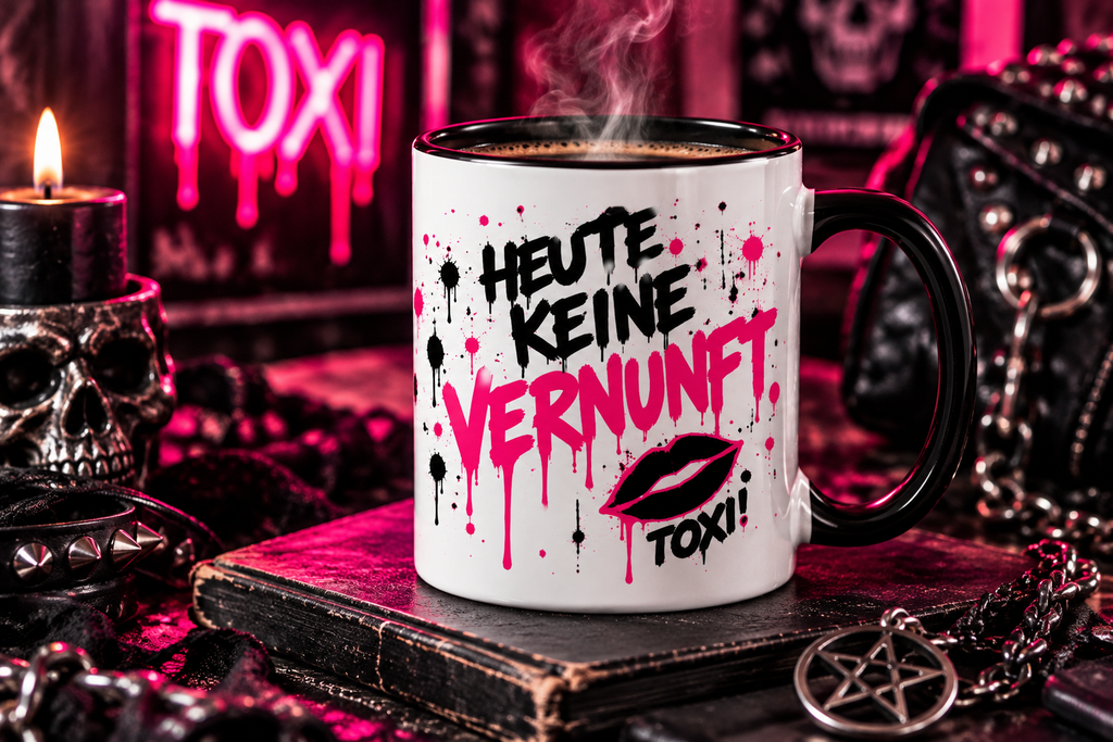 HEUTE KEINE VERNUNFT. – TOXI Tasse