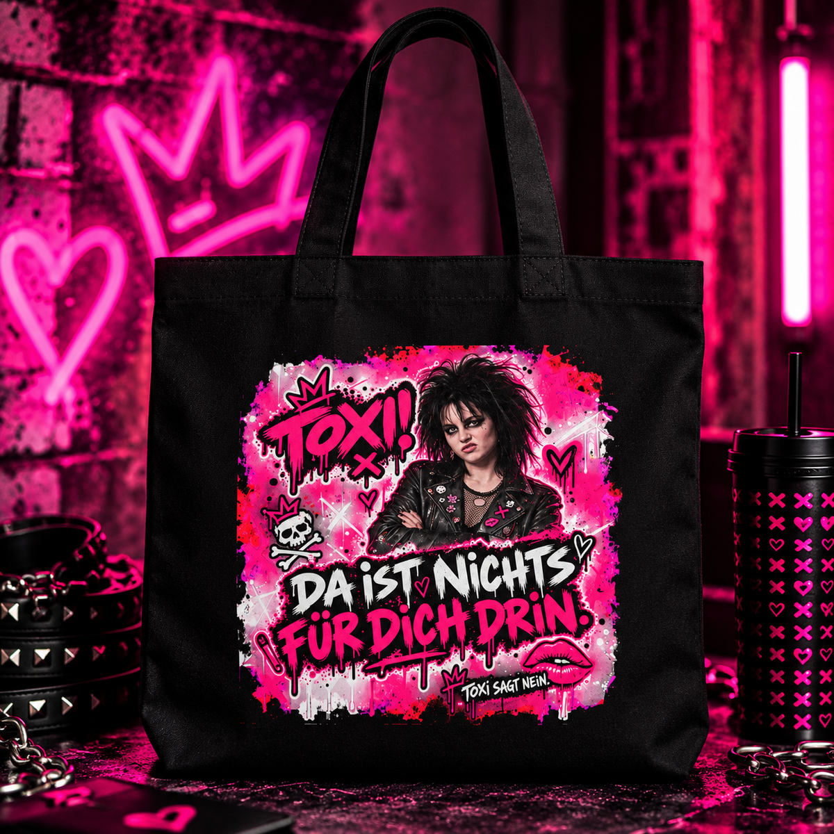 TOXI Bio-Tasche – „Da ist nichts für dich drin.“