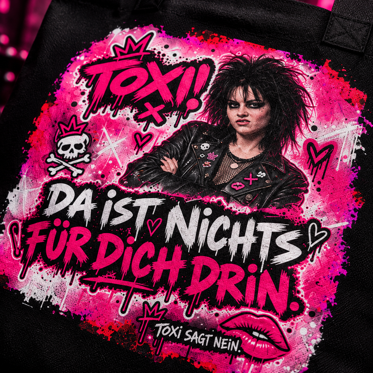 TOXI Bio-Tasche – „Da ist nichts für dich drin.“