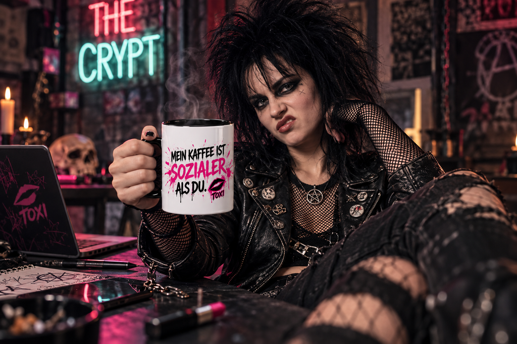 MEIN KAFFEE IST SOZIALER ALS DU. – TOXI Tasse