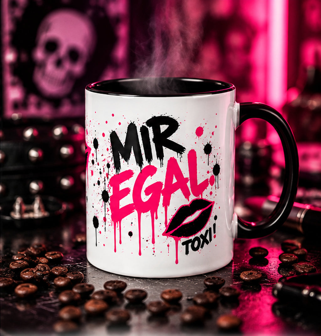 MIR EGAL. 💋 – TOXI Statement-Tasse