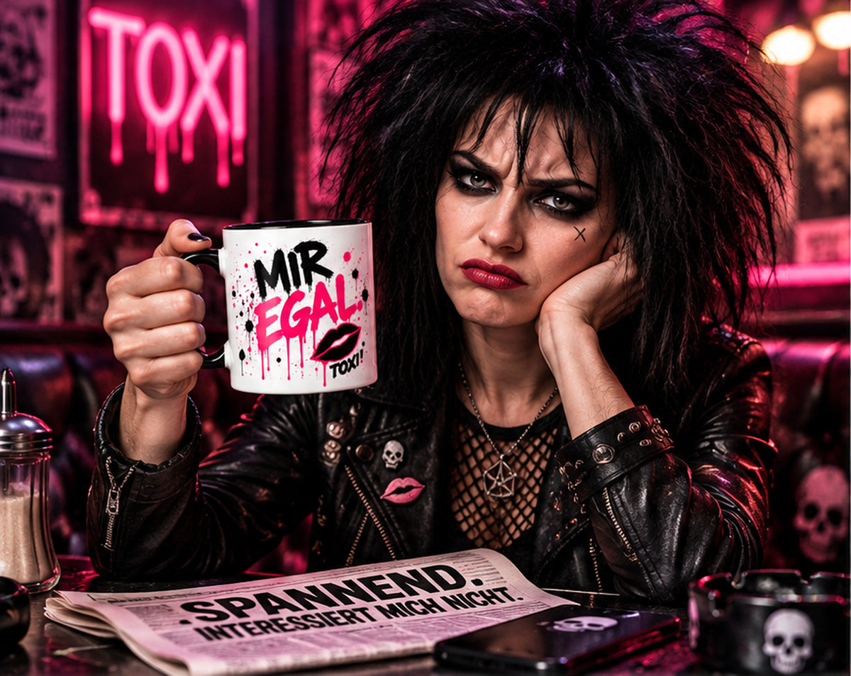 MIR EGAL. 💋 – TOXI Statement-Tasse